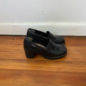 Y2k Mudd heeled loafers